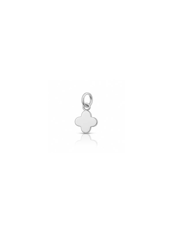 Pingente Mini Trevo Liso - Prata 925