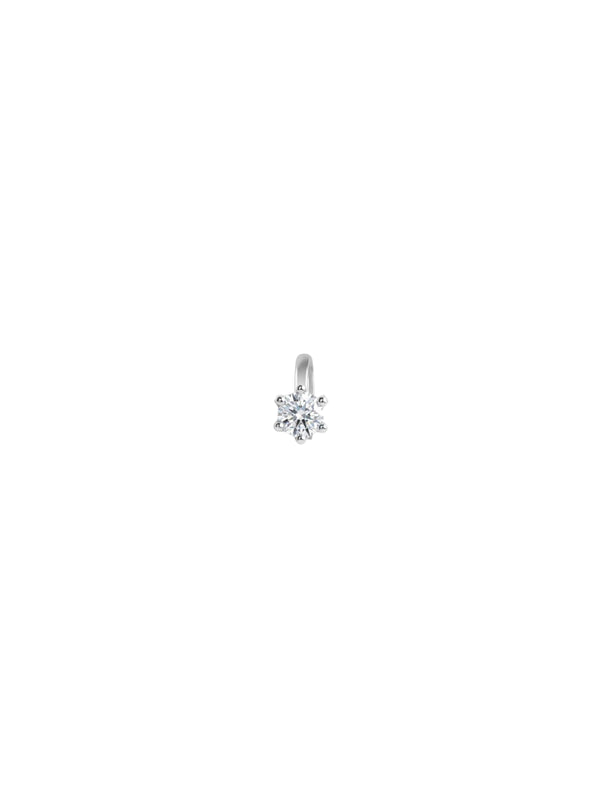 Pingente Mini Solitário com Garras - Prata 925