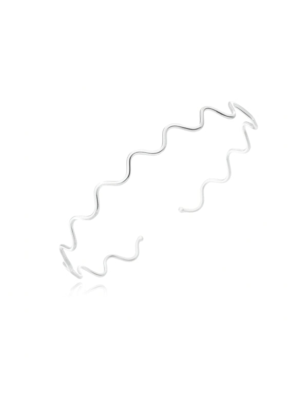 Bracelete Ondulado - Prata 925