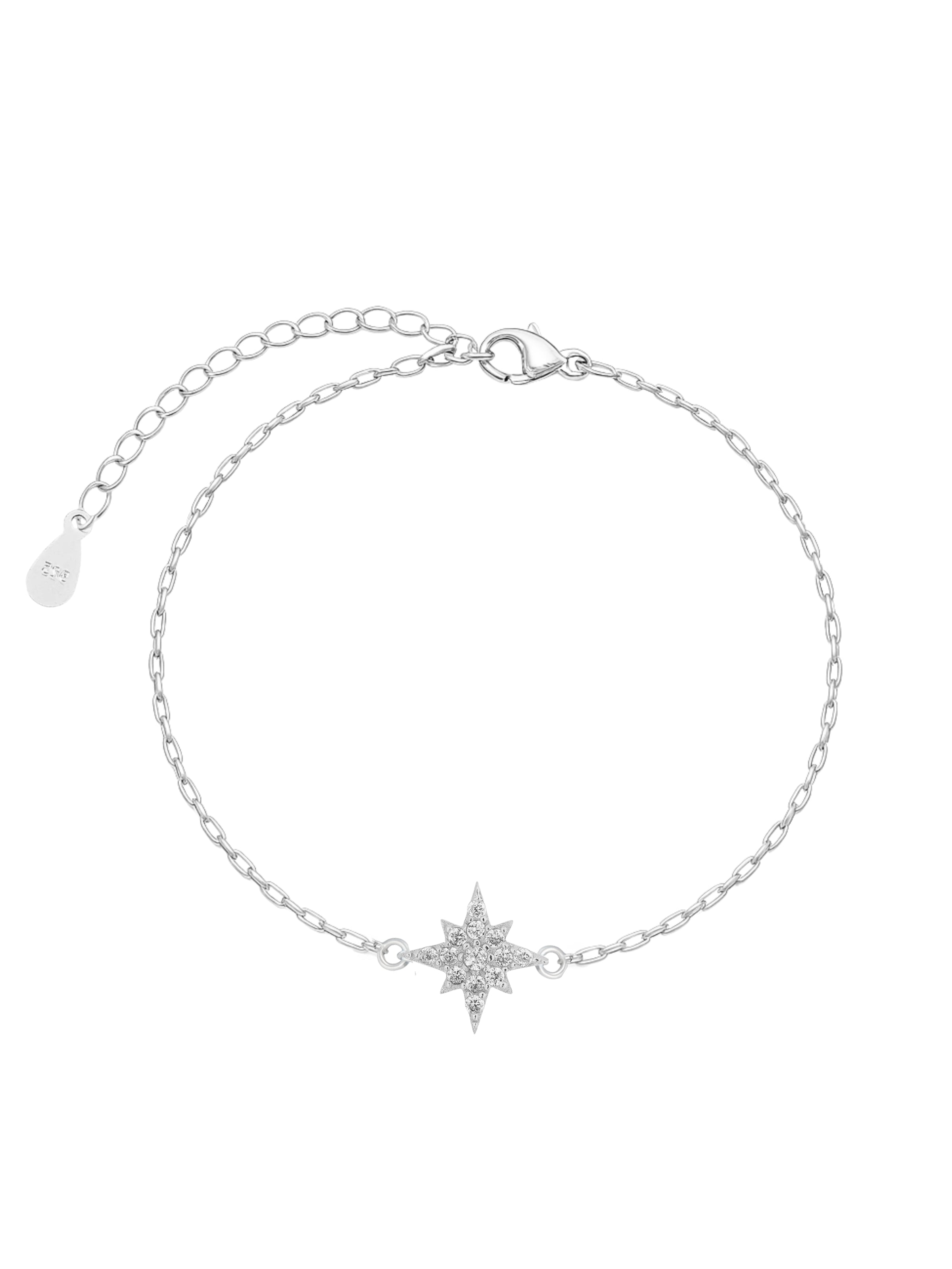 Pulseira Rosa dos Ventos - Prata 925