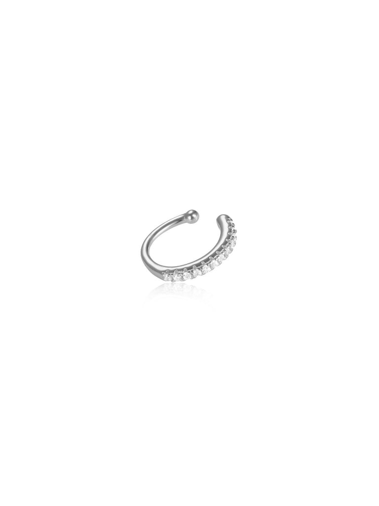 Piercing Fake Cravejado - Prata 925