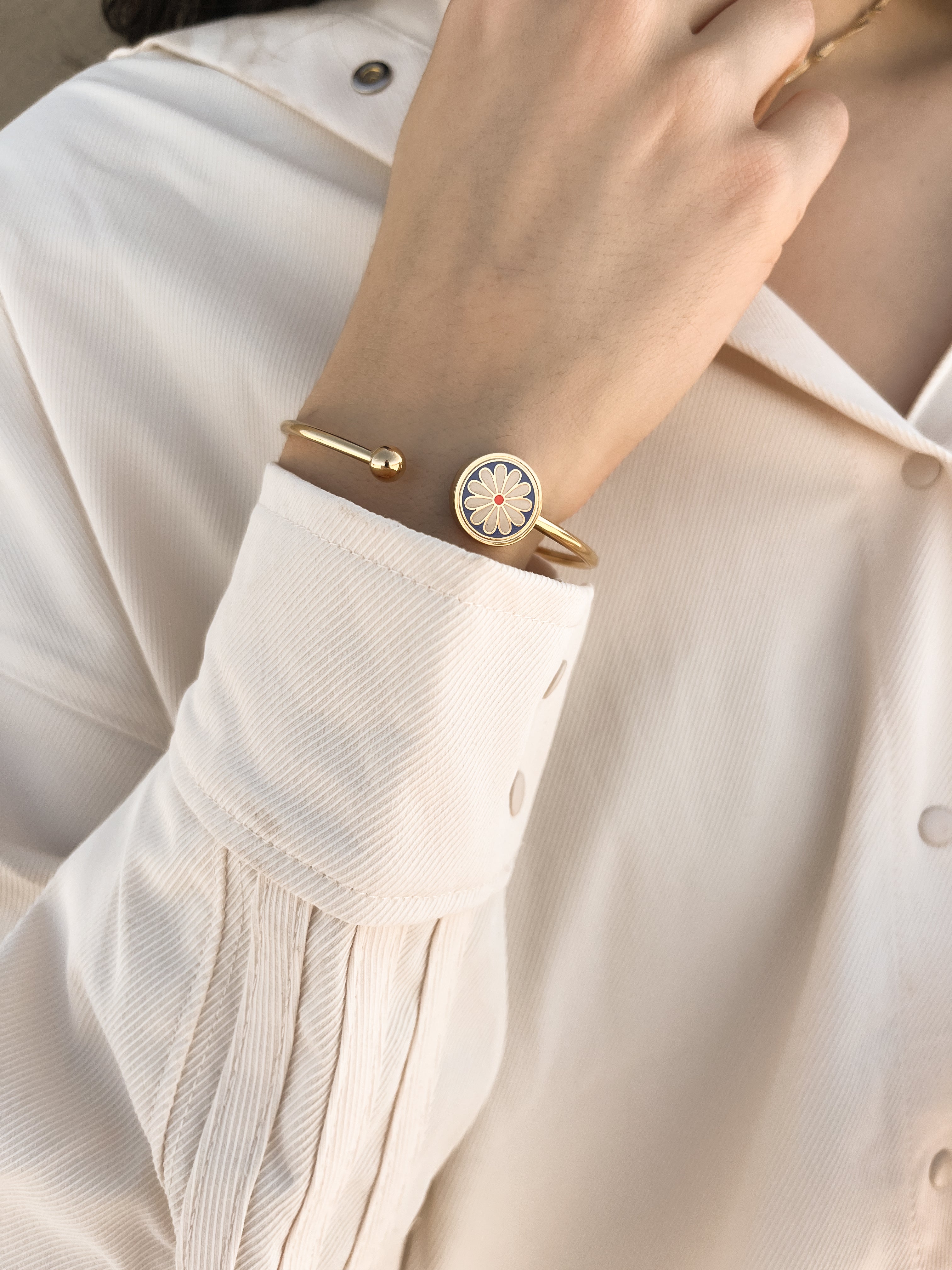 Bracelete Margarida - Dourado